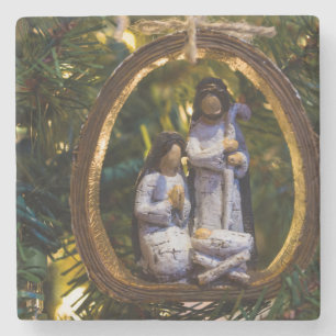 Posavasos De Piedra Ornamento de la Natividad