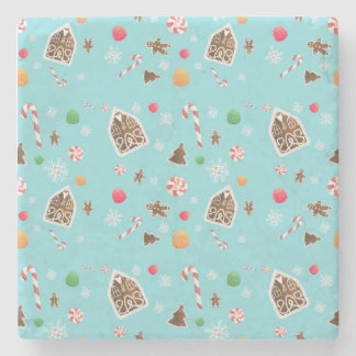 Posavasos De Piedra Ornamento de pan de jengibre