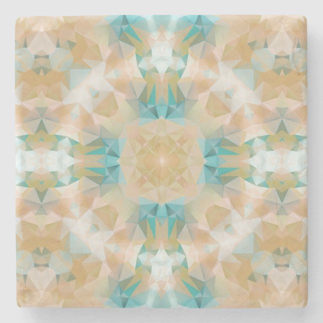 Posavasos De Piedra Ornamento nacional étnico (Anverso)