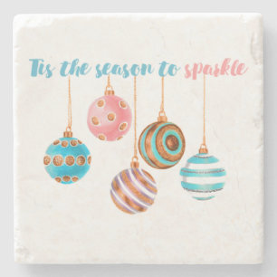 Posavasos De Piedra Ornamentos de árbol de Navidad 26