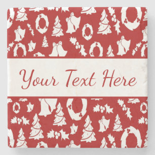 Posavasos De Piedra Ornamentos de Navidad