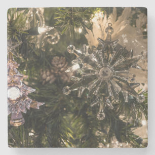 Posavasos De Piedra Ornamentos de vacaciones