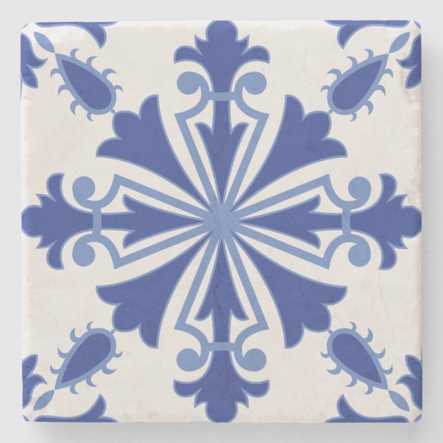 Posavasos De Piedra Ornate Bloom (Anverso)