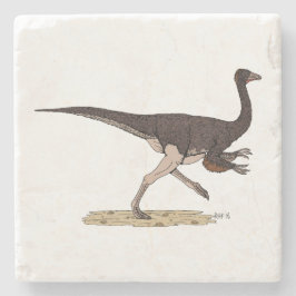 Posavasos De Piedra Ornithomimus cretácico