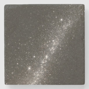 Posavasos De Piedra Oro Negro Brillante
