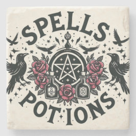 Posavasos De Piedra Ortografía y pictogramas