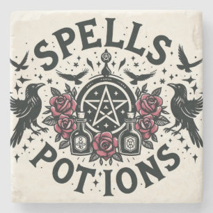 Posavasos De Piedra Ortografía y pictogramas