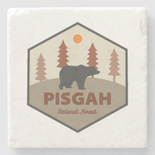 Posavasos De Piedra Oso del Bosque Nacional Pisgah
