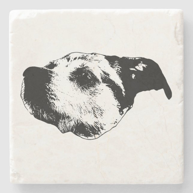 Posavasos De Piedra Otoño Afterglow Sip — Terrier (Anverso)