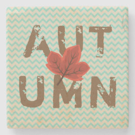 Posavasos De Piedra Otoño moderno con problemas