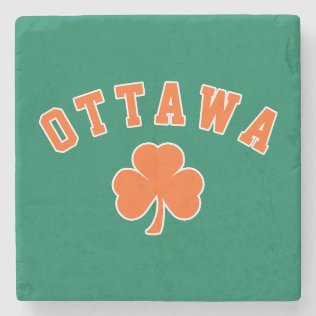 Posavasos De Piedra Ottawa Irish (Anverso)