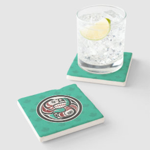 Posavasos De Piedra Otter Salmon