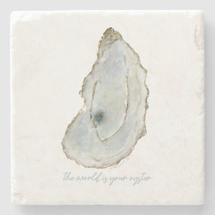 Posavasos De Piedra Oyster de Bahía Móvil-1