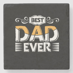 Posavasos De Piedra Padre de regalos Mejor Papá Nunca