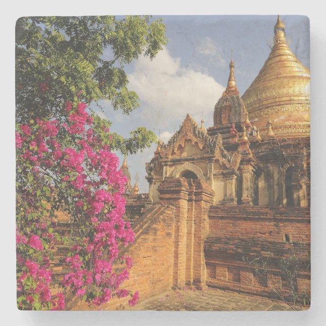 Posavasos De Piedra Pagoda Dhamma Yazaka en Bagan (Pagan), Myanmar (Anverso)