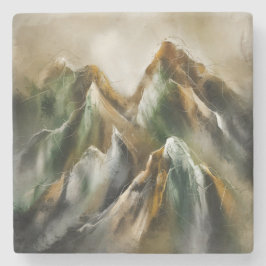 Posavasos De Piedra Painted Mountains 