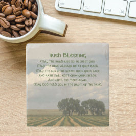 Posavasos De Piedra Paisaje agrícola irlandés de Bendición