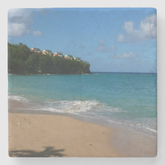 Posavasos De Piedra Paisaje de vacaciones tropicales en la playa de Sa