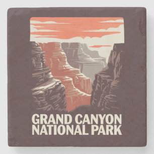 Posavasos De Piedra Paisaje del Parque Nacional del Gran Cañón