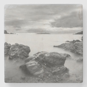 Posavasos De Piedra Paisaje en Shetland Occidental