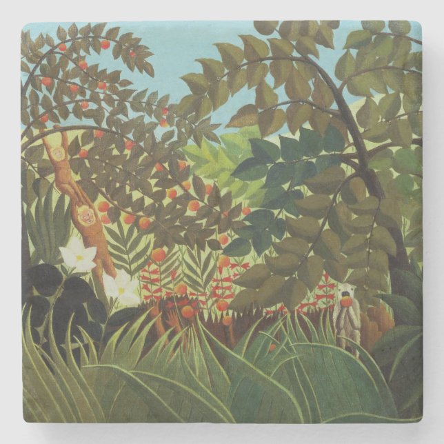 Posavasos De Piedra Paisaje exótico (Anverso)