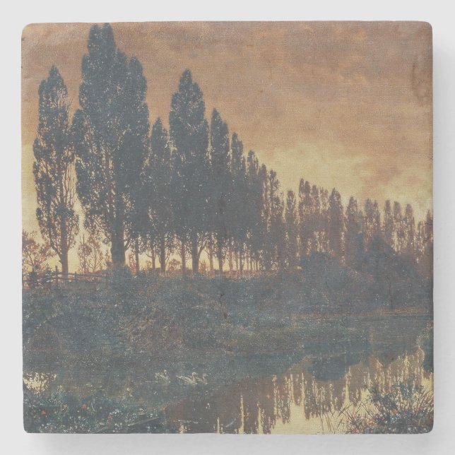 Posavasos De Piedra Paisaje rural en Baviera (Alemania) (Anverso)