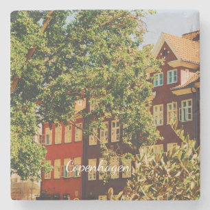 Posavasos De Piedra Paisaje urbano de Copenhague - Dinamarca