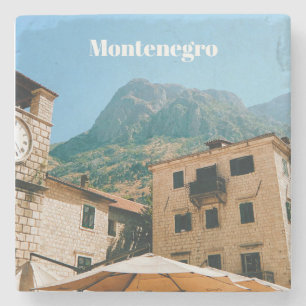 Posavasos De Piedra Paisaje urbano de Montenegro