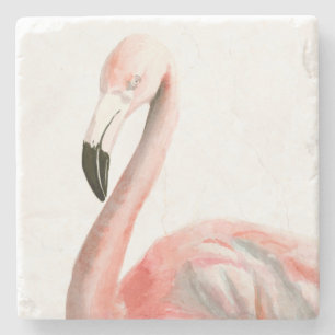 Posavasos De Piedra Pájaro tropical del flamenco