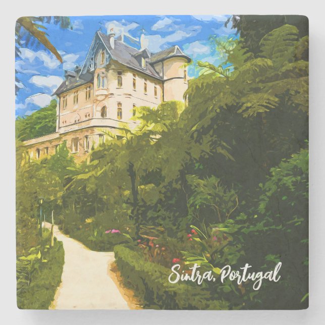 Posavasos De Piedra Palacio Biester, Sintra Portugal (Anverso)