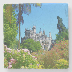 Posavasos De Piedra Palacio de acuarela