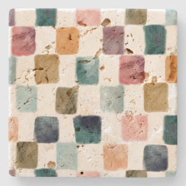 Posavasos De Piedra Paleta de acuarela de tierra