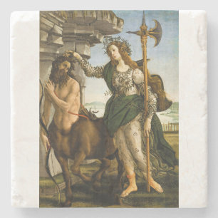 Posavasos De Piedra Pallas y el Centauro de Sandro Botticelli