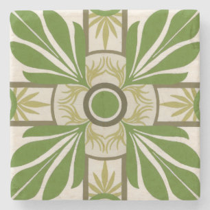 Posavasos De Piedra Palm Motif I no embellecido