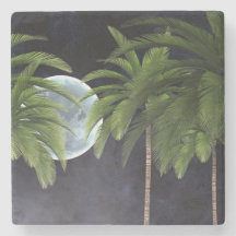 Palmeras contra la luna