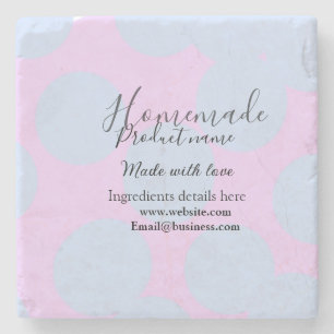 Posavasos De Piedra Panadería casera hecha con amor añadir texto sitio