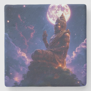 Posavasos De Piedra Pancer Jagat (Centro del Universo/Mundo)