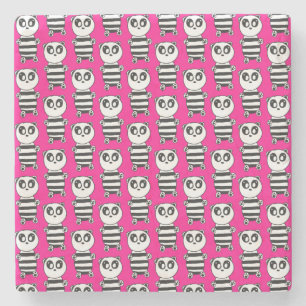 Posavasos De Piedra Panda Kids