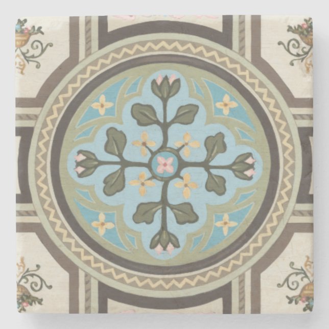 Posavasos De Piedra Panel II de Chateau (Anverso)