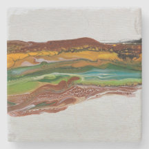 Panorama de montaña abstracto