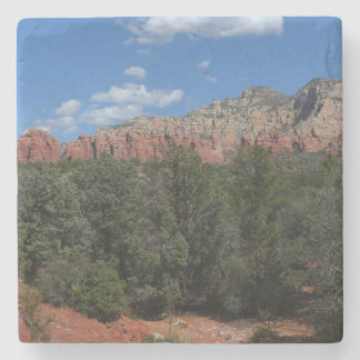 Posavasos De Piedra Panorama de rocas rojas en Sedona Arizona