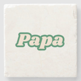 Posavasos De Piedra Papá | Abuelo, padre