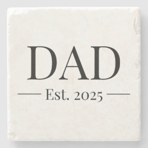 Posavasos De Piedra Papá Establecido 2025