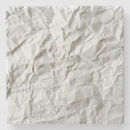Posavasos De Piedra Papel arrugado divertido