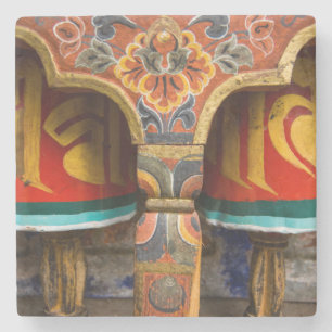 Posavasos De Piedra Papel budista de oración, Bután