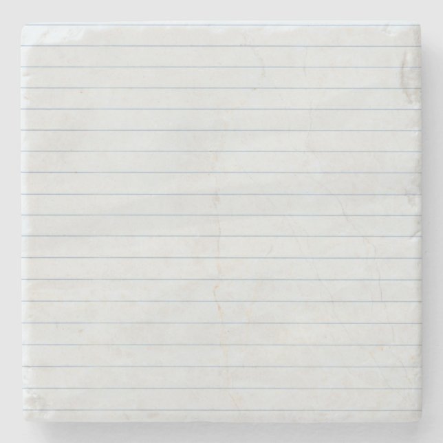 Posavasos De Piedra Papel en blanco (Anverso)