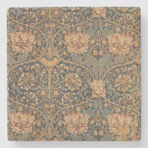 Posavasos De Piedra Papel pintado rico de madreselva de William Morris