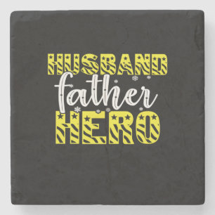 Posavasos De Piedra Papi Gift Husband Padre Hero