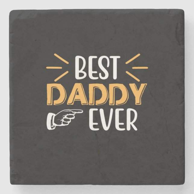 Posavasos De Piedra Papi Regalo mejor papi (Anverso)
