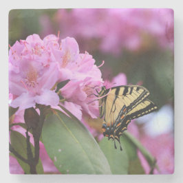 Posavasos De Piedra Paraíso mariposa
